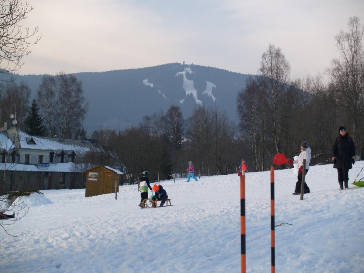 Chata Obzor Železná Ruda Exteriör bild